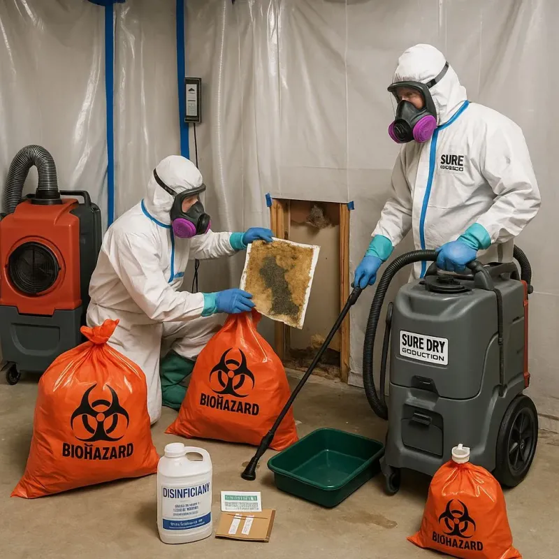 Contaminated Water Handling Protocols process in Caban, PR